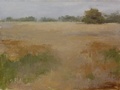 Oil painting sketch of Groveton Farm, Middleburg, VA