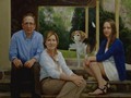 Oil portrait by Simon Bland: The Trebelhorn Family, Centerville, VA