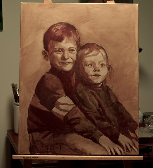 Portrait of Two Children