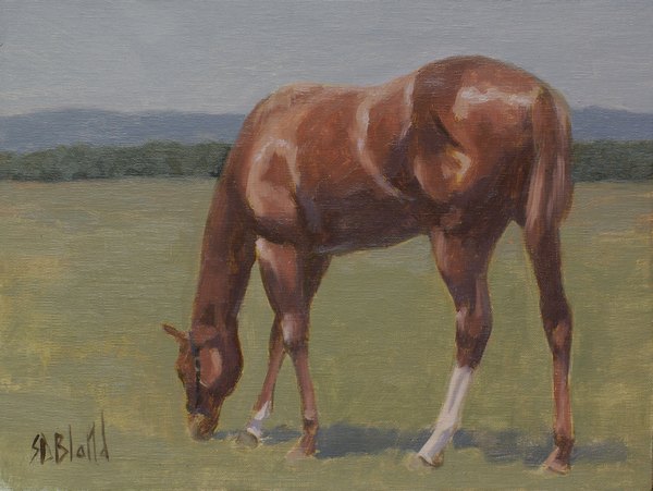 Study of a Horse at Trappe Farm Revisited