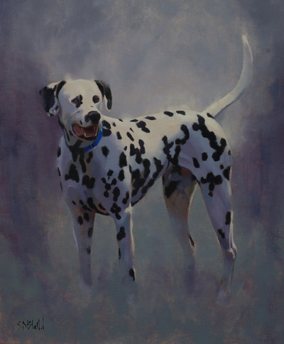 Portrait of Elvis the Dalmatian