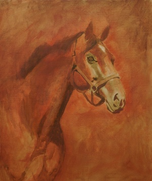 Painting of a horse WIP