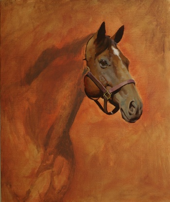 Painting of a horse WIP