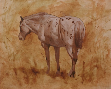 Painting of a horse WIP