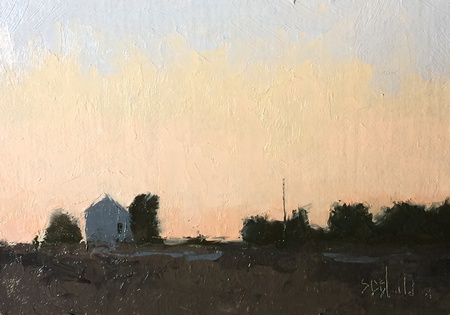 Painting of the sunset