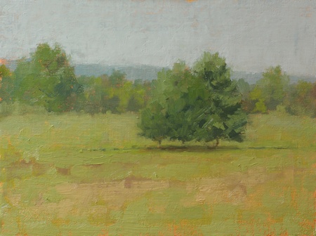 Plein air painting at Wind Field Farm