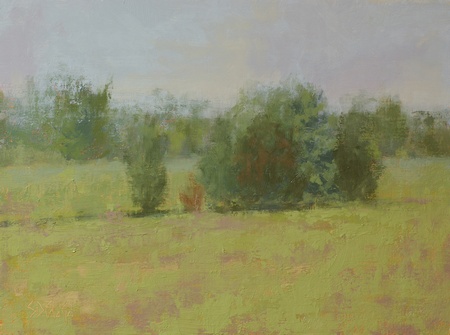 Modifications to the plein air painting at Wind Field Farm