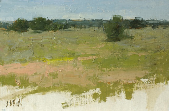 Field Study - Discovery Park 052016. 7x11, oil on linen panel. 2016