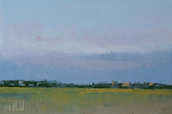 Late Evening. 6x9, oil on linen panel. 2016