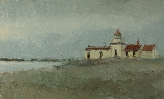 Study of the lighthouse at Discovery Park