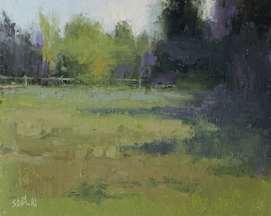 North Field. 8x10, oil on linen panel. 2016