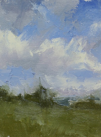 Study of the north sky - plein air