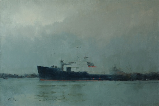 Painting of the fishing boat Blue Pacific