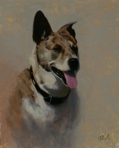 Oil painting portrait of Nikko