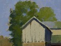 Painting by Simon Bland sold: Oil painting of Oakland Green Farm Lincoln, VA
