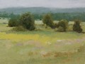 Oil painting of the view from Silverbrook Farm in Hillsboro, VA