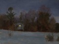 Painting by Simon Bland sold: Oil painting, nocturne at Sierra Lane, Lovettsville, VA