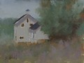 Plein Air Oil painting of Talbot Farm in Waterford, VA
