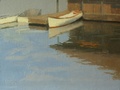 A painting done at the Center for Wooden Boats by artist Simon Bland